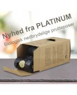 8 ruller Biologisk nedbrydelige prutteposer á 15 stk Biologisk nedbrydelige afføringsposer til hunde fra The Sustainable People 