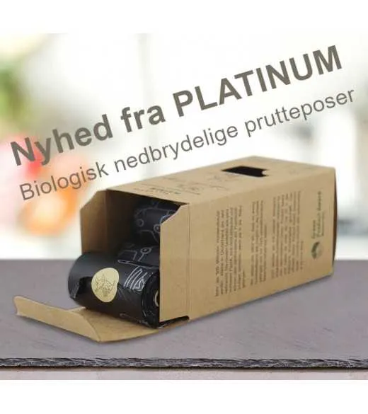 8 ruller Biologisk nedbrydelige prutteposer á 15 stk Biologisk nedbrydelige afføringsposer til hunde fra The Sustainable People 