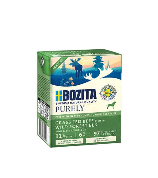 Purely Paté Adult med elg - 370 gram BOZITA vådfoder Purely Paté Adult med elg - 370 gram BOZITA vådfoder