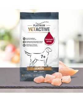 5 kg PLATINUM Vetactive Senior Hundefoder Jo ældre et dyr bliver, jo sværere er det for kroppen at opretholde fysiologiske proce