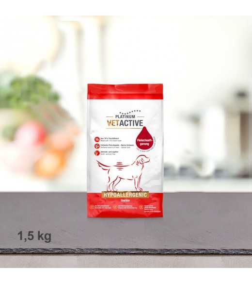 1,5 kg PLATINUM Vetactive Hypoallergenic Hundefoder