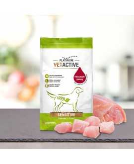 3 x 1,5 kg PLATINUM Vetactive Sensitiv Hundefoder