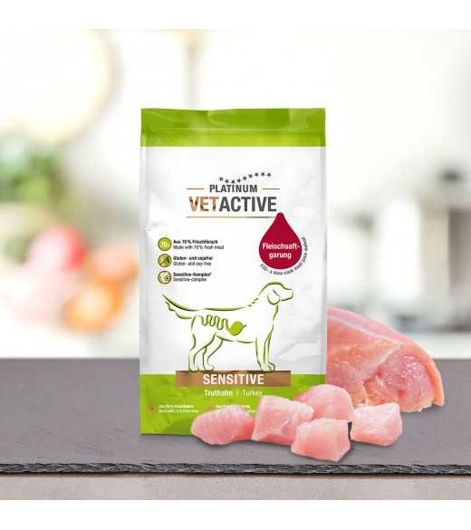 3 x 1,5 kg PLATINUM Vetactive Sensitiv Hundefoder Med PLATINUM VETACTIVE Sensitive tilbyder vi din firbenede ven komplet ernærin