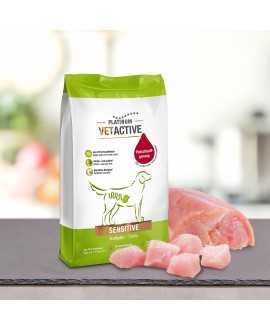 3 x 1,5 kg PLATINUM Vetactive Sensitiv Hundefoder Med PLATINUM VETACTIVE Sensitive tilbyder vi din firbenede ven komplet ernærin