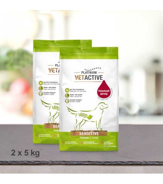 10 kg PLATINUM Vetactive Sensitiv Hundefoder Med PLATINUM VETACTIVE Sensitive tilbyder vi din firbenede ven komplet ernæring med 10 kg PLATINUM Vetactive Sensitiv Hundefoder Med PLATINUM VETACTIVE Sensitive tilbyder vi din firbenede ven komplet ernæring med