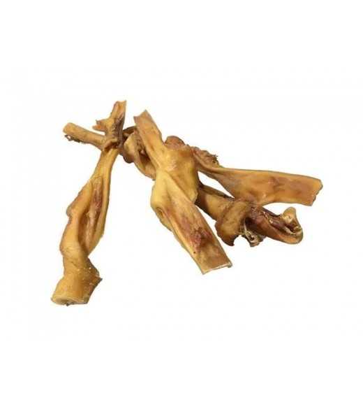 30 stk Pandelap Frigera - 35 cm Naturlig snack af tørret hud fra pandelappen på okse, sprød sej snack til hunden med lang tygge 