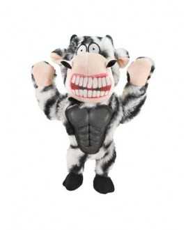 Muskuløs plys zebra 25 cm