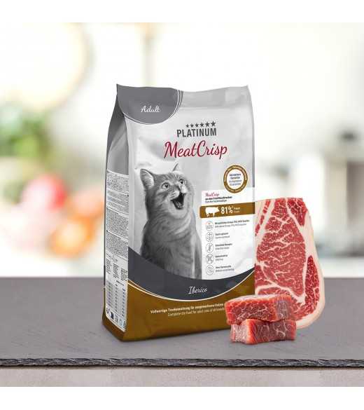 7,5 kg PLATINUM MeatCrisp Adult Iberico kattemad