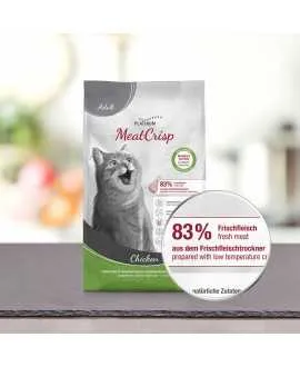 1,5 kg PLATINUM MeatCrisp Adult Chicken kattemad Kattemad fra PLATINUM&nbsp;som din kat vil elske. For første gang har en Freshmeatdr