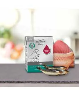 1/1 karton mellem PLATINUM Menu Fisk 12 x 185 gram