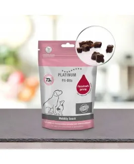 PLATINUM Fit-Bits Mobility 150 g Fit-Bits Mobility er velegnet til hunde med belastede led samt til hunde med sunde led. Det er 