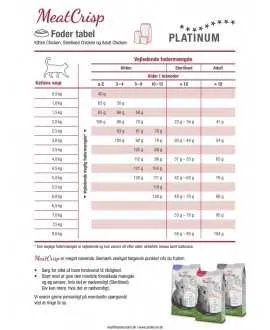 400 gram PLATINUM MeatCrisp Adult Fish kattemad PLATINUM