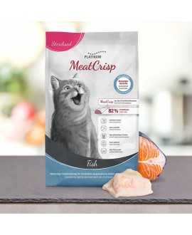 3 kg PLATINUM MeatCrisp Sterilised Fish kattemad PLATINUM