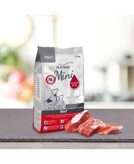 900 gram PLATINUM MINI Oksekød voksen hundefoder PLATINUM