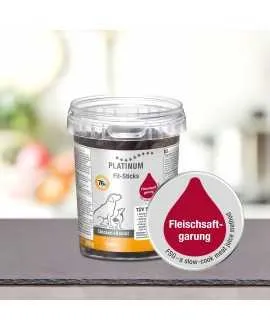 12 stk PLATINUM Fit-Stick Kylling og Kanin 300 gram PLATINUM snack stænger af det bedste fra frisk slagtet kylling og kanin, ude