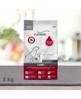 5 kg PLATINUM Lam Voksen hundefoder 
PLATINUM adult lam og ris er et sundt komplet koldpresset hundefoder der sikre din hund alt